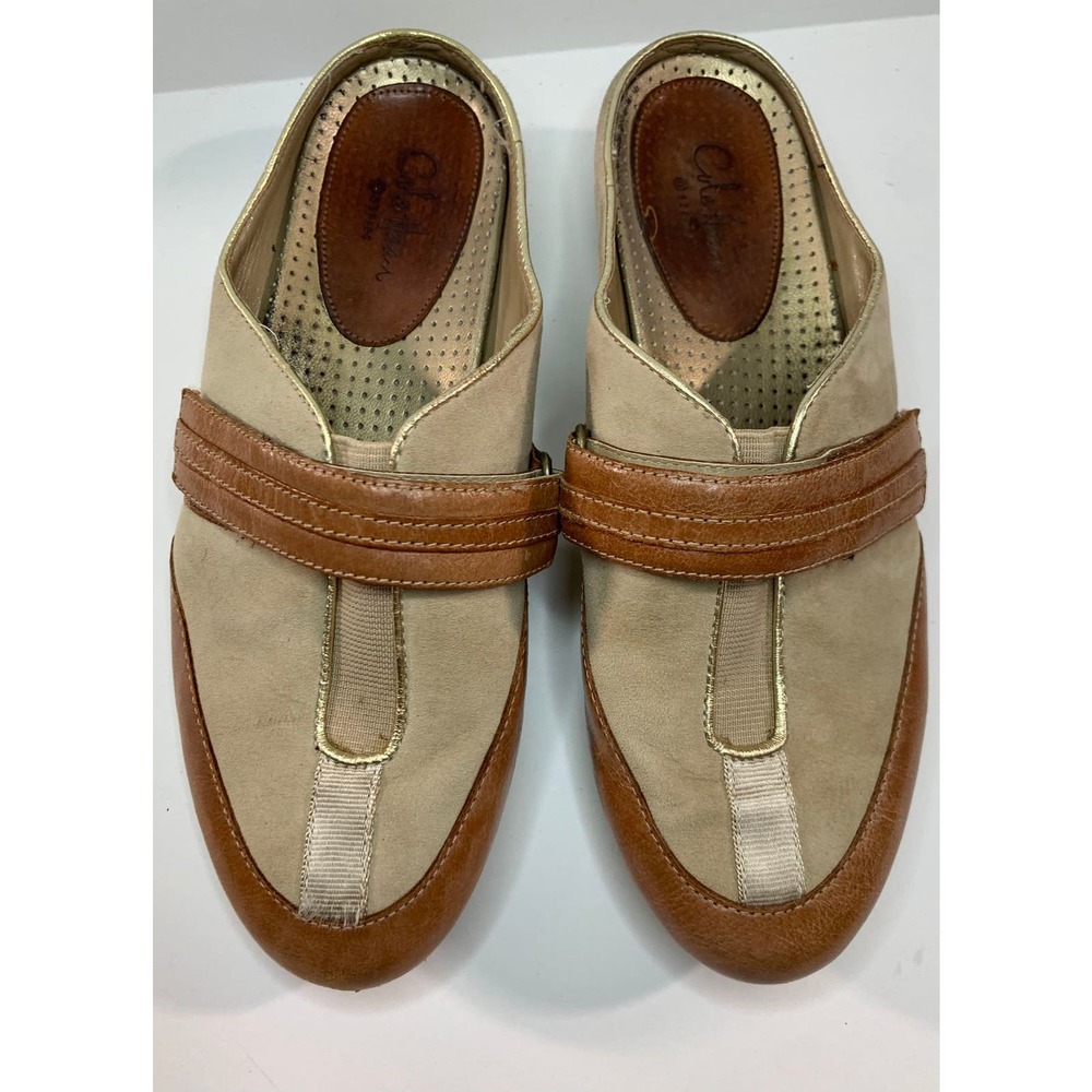Cole Haan Nike Air‎ Leather Suede Comfort Clogs